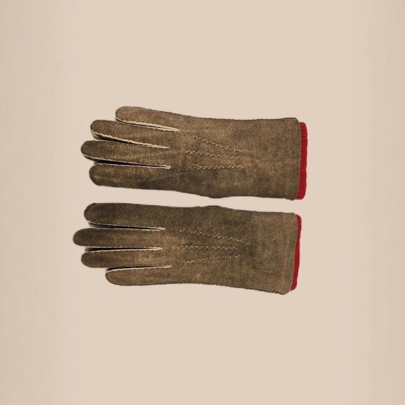 Handschuhe Tan Leather Gloves - Picture 1 of 4